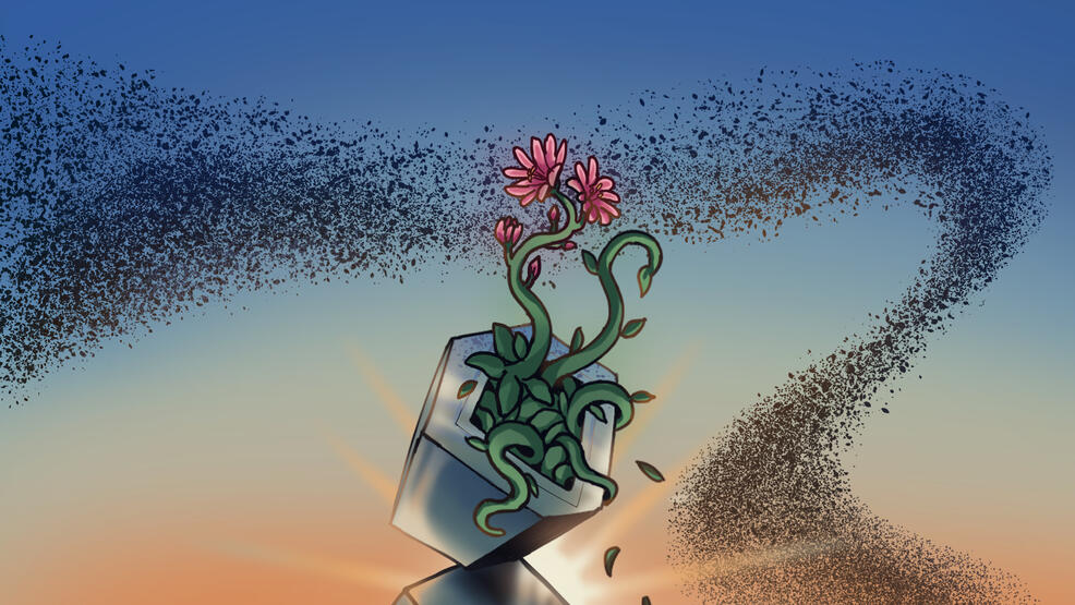 university project &#39;TRANSFIGURE&#39; style frame