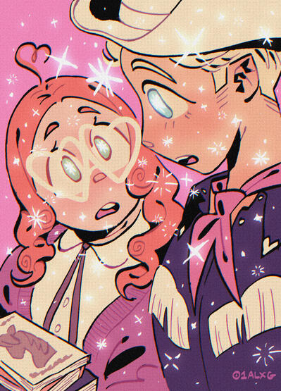 a trade and birthday gift for a friend, of him and Ken