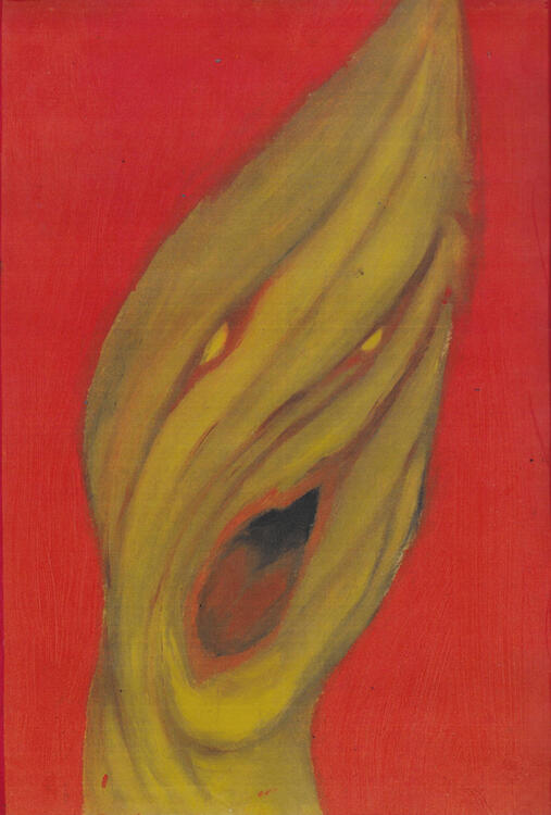 Untitled. oil paint on paper