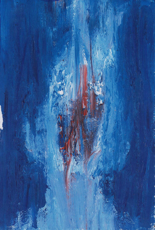 Untitled. oil paint on paper