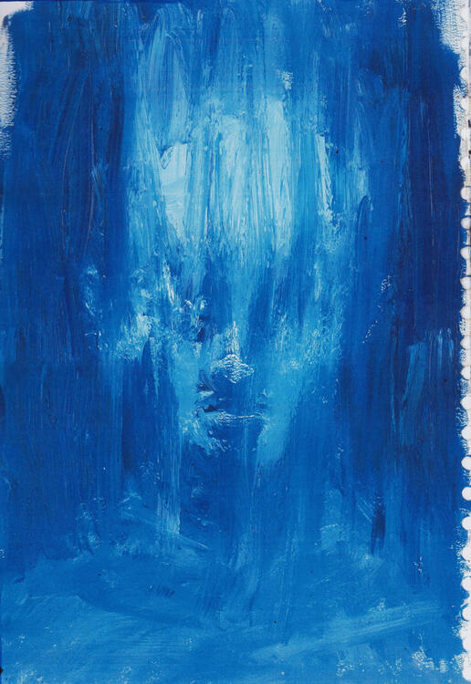 Untitled. oil paint on paper