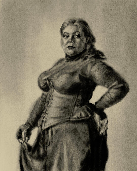 procreate. kimodameshi 7 figure drawing challenge (march 2025)