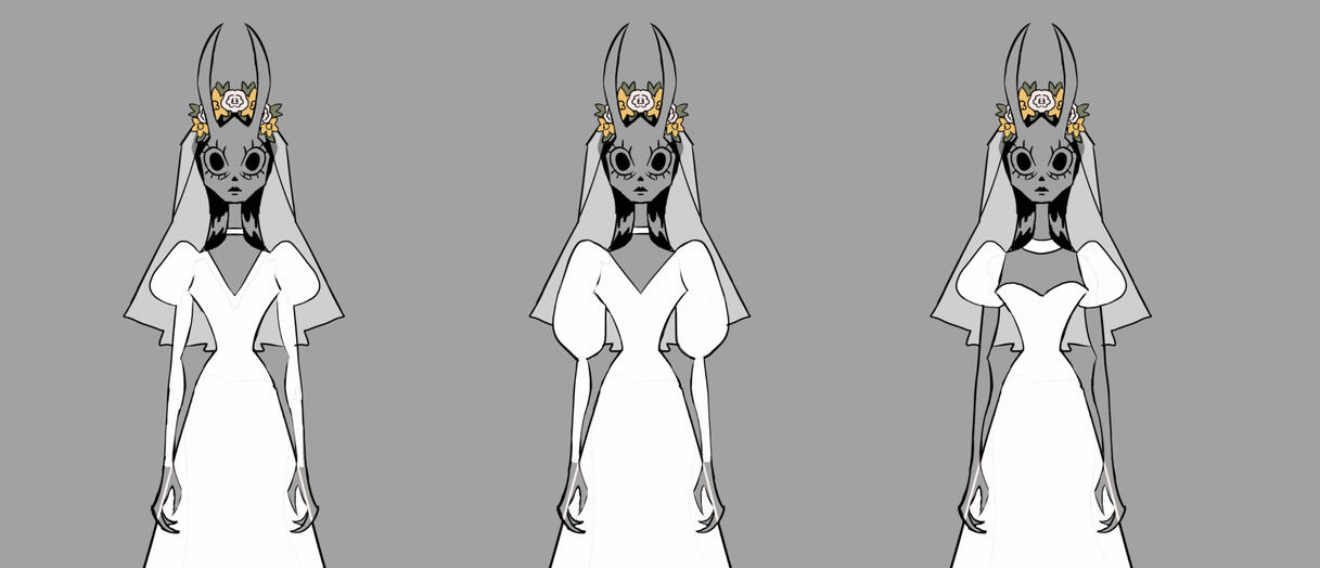 demon sarah wedding dress concepts