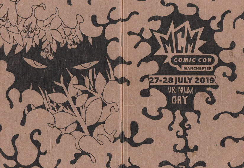 cover doodle. fineliner pen