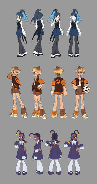 magical girls turnarounds