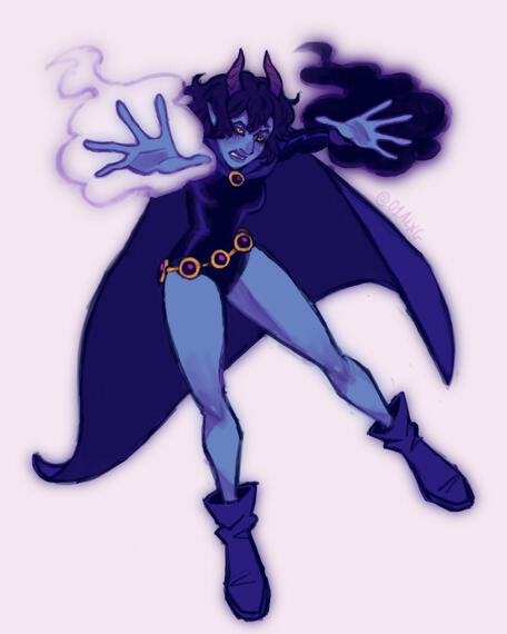 dnd oc as raven (teen titans)